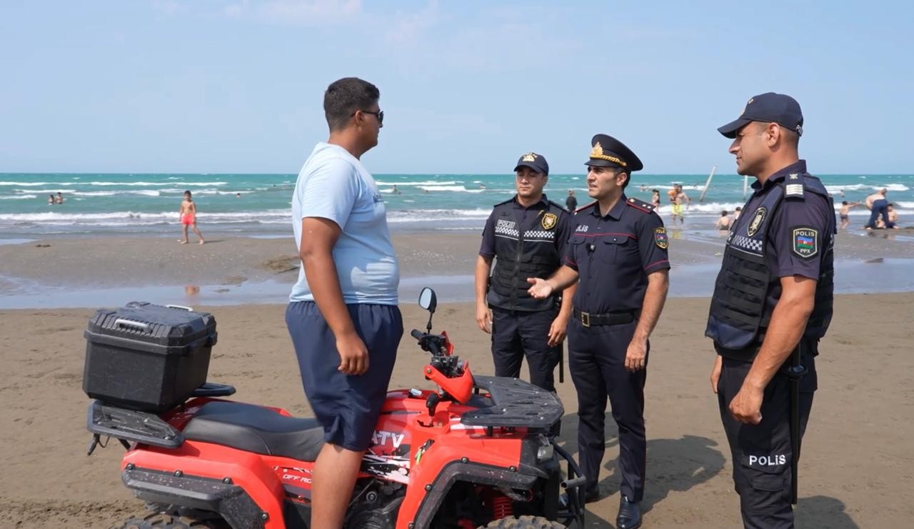 Polis çimərliklərdə profilaktik tədbirləri davam etdirir - VİDEO (FOTOLAR)